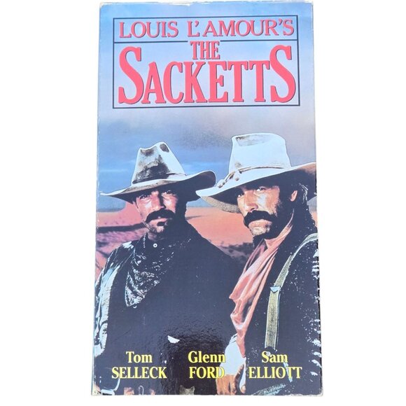 The Sacketts Double VHS Tape Set Video 1980 Tom Selleck Western Drama - Picture 4 of 14